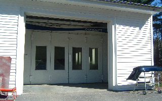 Picture of paintbooth exterior